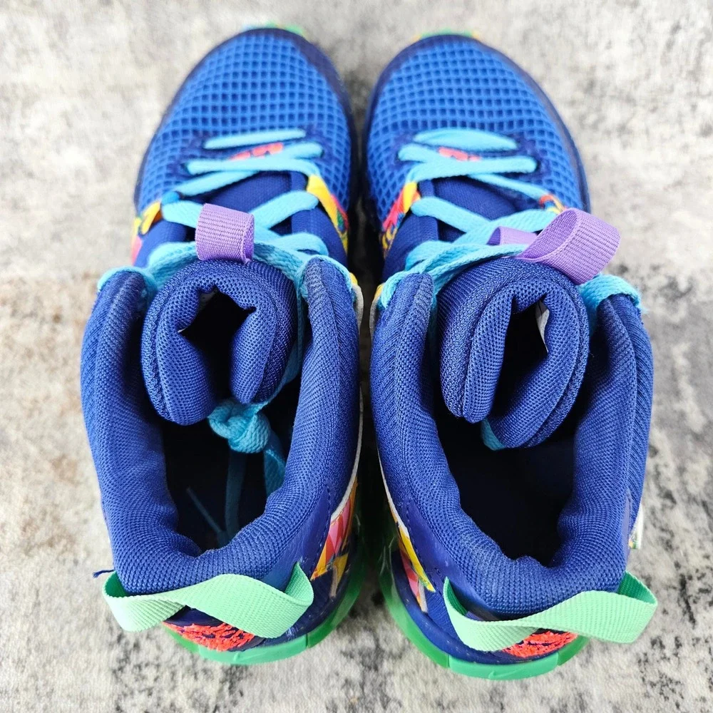 Nike LeBron Witness 7 Kaleidoscope‎ Basketball Shoes Sneakers DQ8650-400 Youth 6